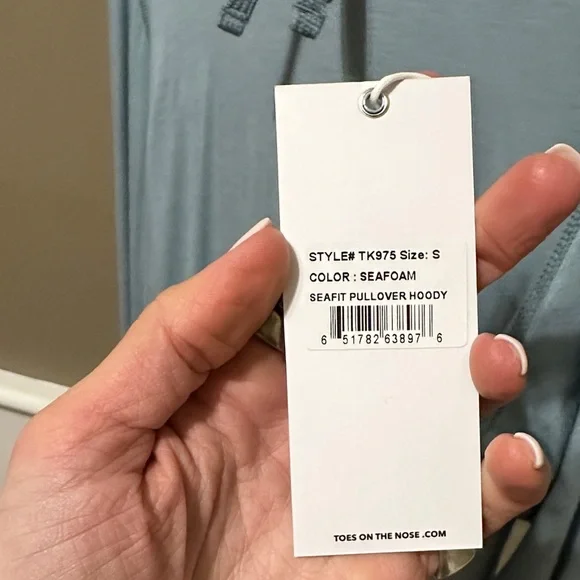 Light Blue Men's Hooded Long-Sleeve Shirt - Picture 2 of 8